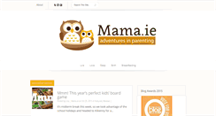 Desktop Screenshot of mama.ie