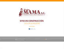 Tablet Screenshot of mama.org.mx