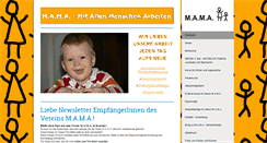Desktop Screenshot of mama.co.at